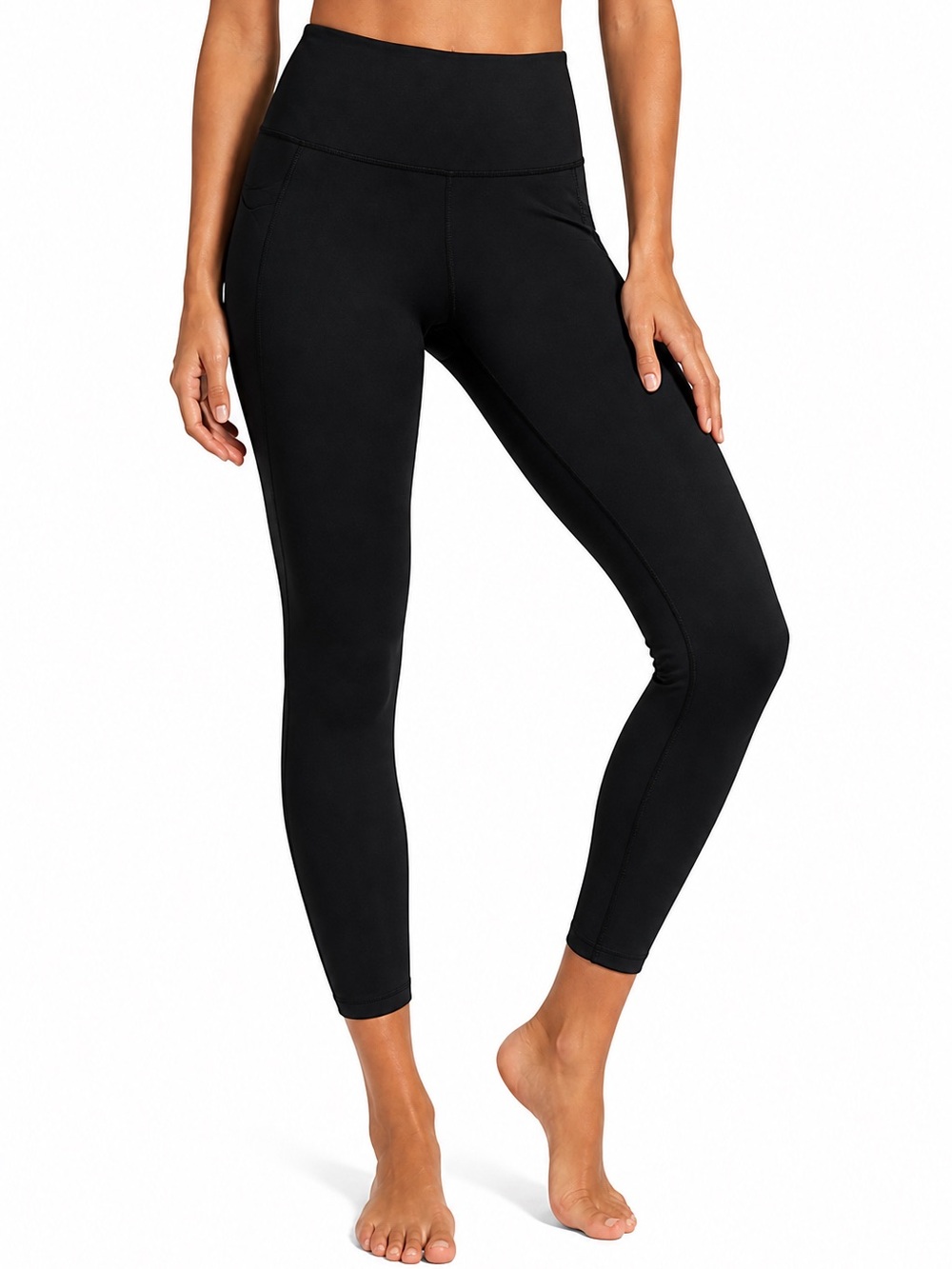 Sweaty Betty Reversible High Rise 7/8 Leggings Black Blue Print XS/S